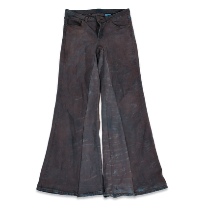 Fur Flared Jeans