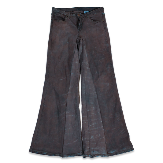Fur Flared Jeans
